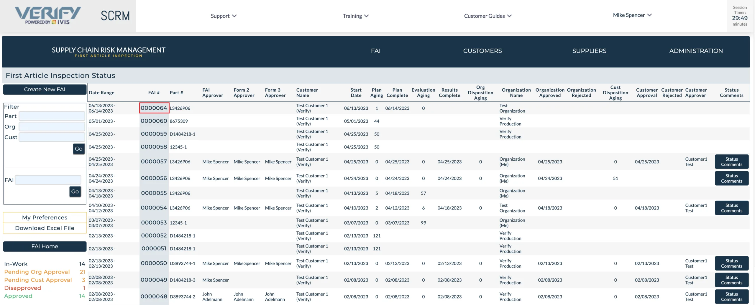 Attaching Documents and Objective Evidence to a First Article Inspection Report (FAIR)