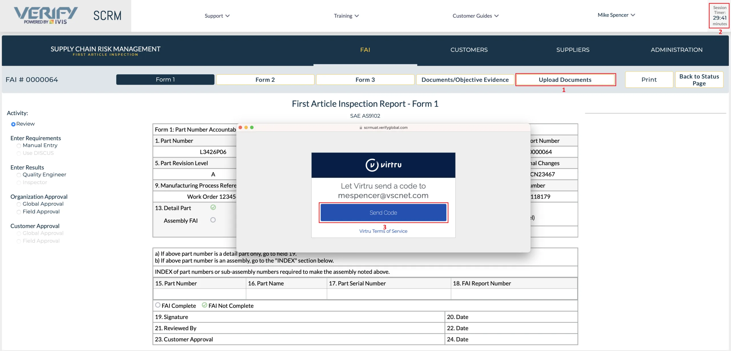 Attaching Documents and Objective Evidence to a First Article Inspection Report (FAIR)